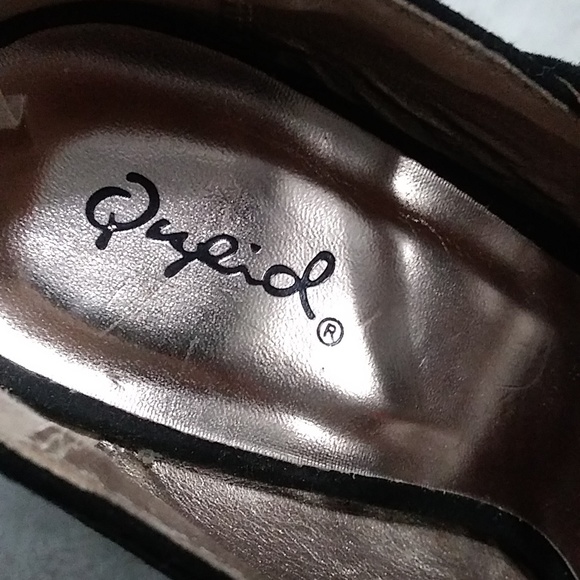 Women's Qupid size 7 platform heels black - Picture 4 of 4